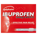 GALPHARM IBUPROFEN CAPLETS 16S