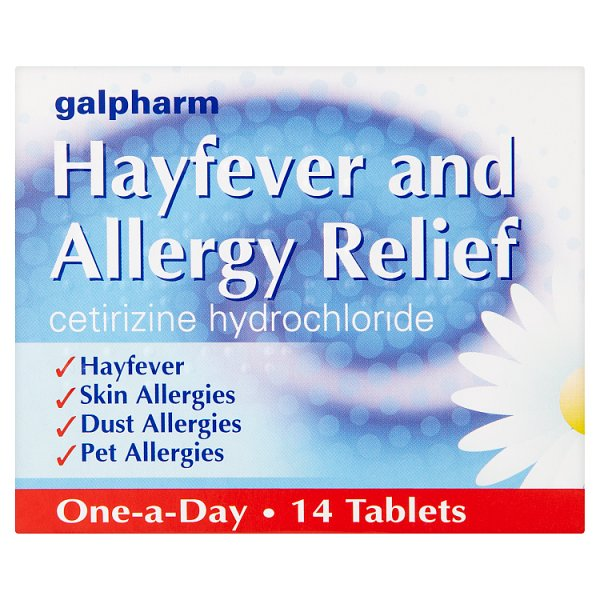 GALPHARM HAYFEVER AND ALLERGY RELIEF 14 TABLETS