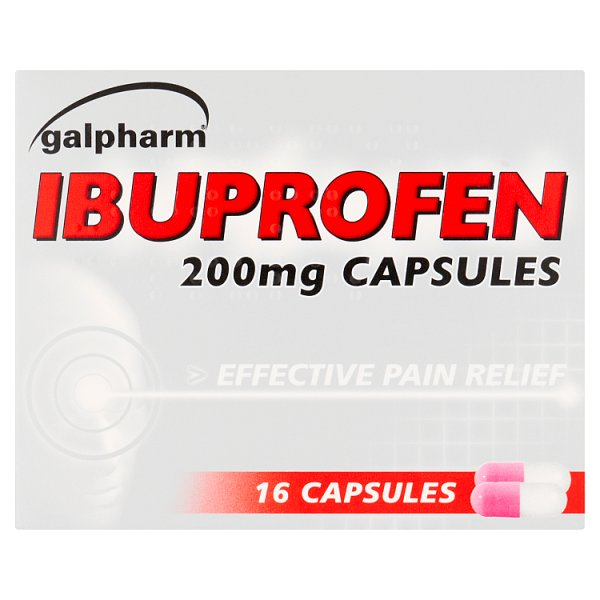 GALPHARM IBUPROFEN CAPSULES 16PK