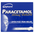 GALPHARM PARACETAMOL 500MG 16PK