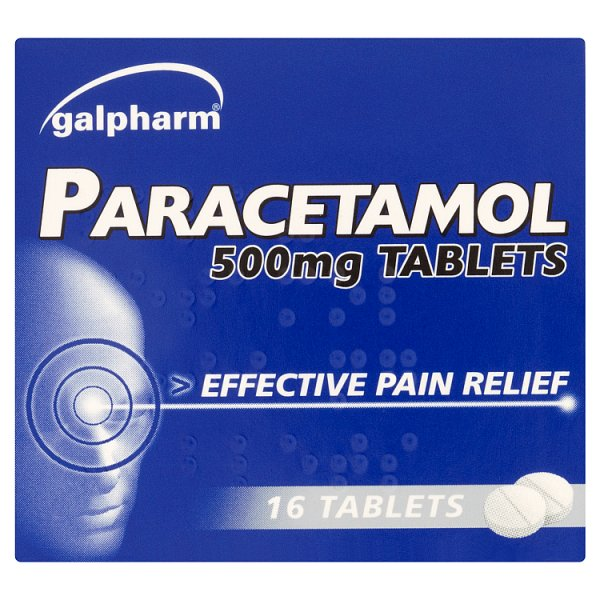 GALPHARM PARACETAMOL 500MG 16PK