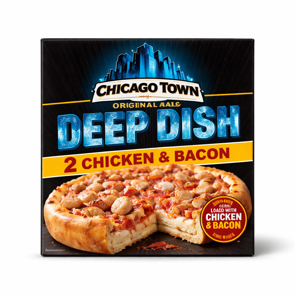 CHICAGO TOWN 2 CHICKEN &BACON