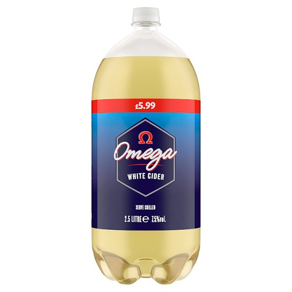 OMEGA WHITE CIDER 2.5 LITRE