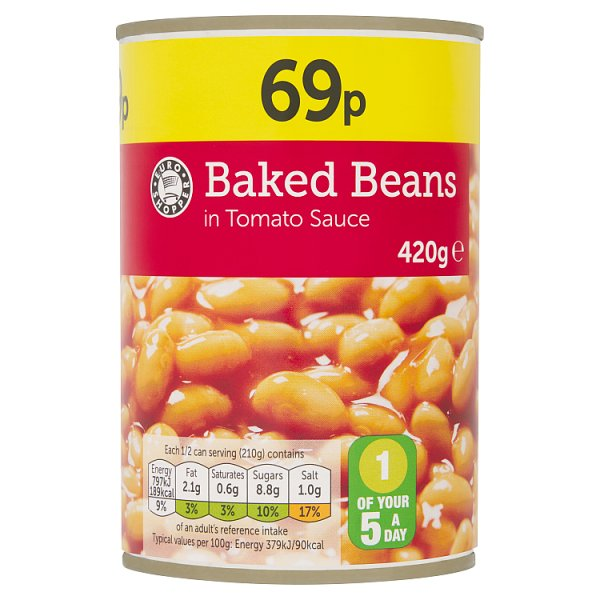 ES BAKED BEANS PM69 420G