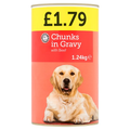 EURO SHOPPER CHUNKS IN GRAVY WITH BEEF 1.24KG