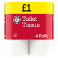 ES TOILET TISSUE WHITE PM100 4ROLL