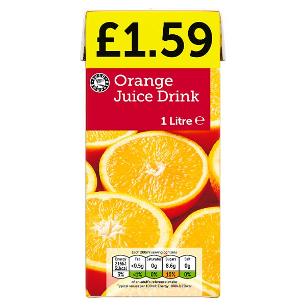 EURO SHOPPER ORANGE JUICE DRINK