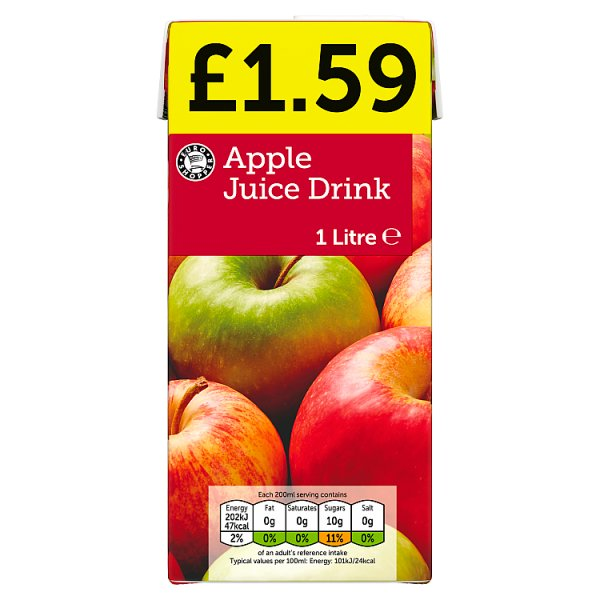 EURO SHOPPER APPLE JUICE 1L