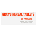 E GRAY HERBAL TABLET PKT 60G
