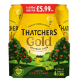 THATCHERS GOLD SOMERSET CIDER 4 X 500ML