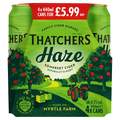 THATCHERS HAZE SOMERSET CIDER 4 X 440ML