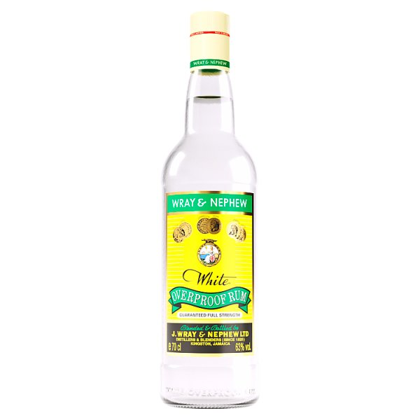 WRAY & NEPHEW WHITE OVERPROOF RUM 70CL