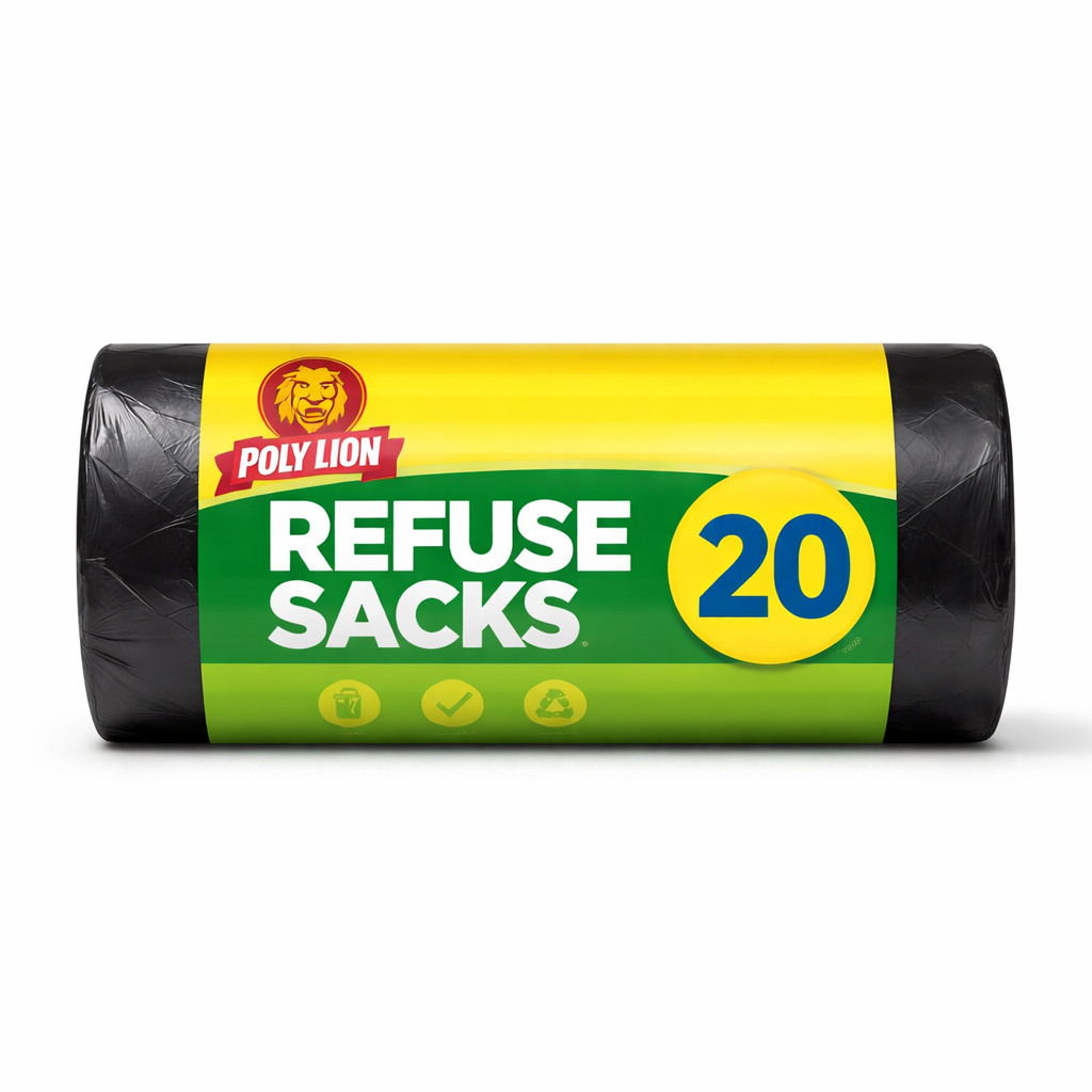 POLY LION REFUSE SACKS 20