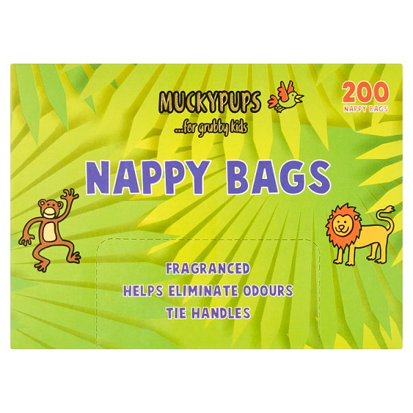 MUCKYPUPS 200 NAPPY BAGS