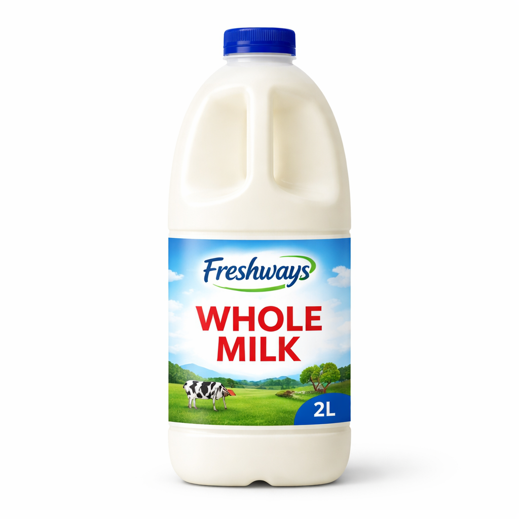 FRESH WAYS WHOLE MILK 2L