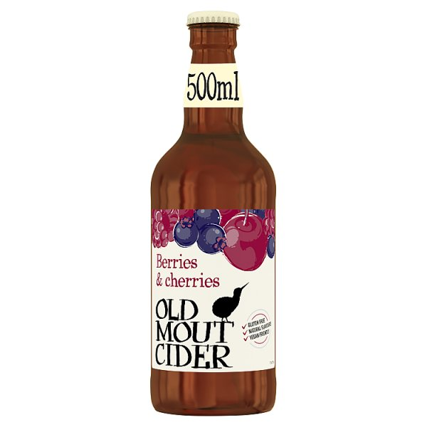 OLD MOUT CIDER BERRIES & CHERRIES BOTTLE 500ML