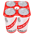 RED STRIPE CANS 4X440ML