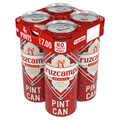 CRUZCAMPO SEVILLA LAGER BEER 4.4% ABV CAN 4X568ML PINT PMP £7.00