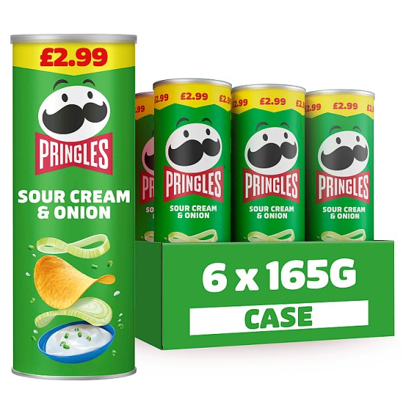 PRINGLES SOUR CR ONION PM299 165G