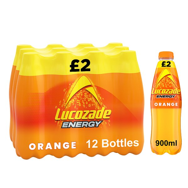 LUCOZADE ENERGY ORANGE PM200 900ML