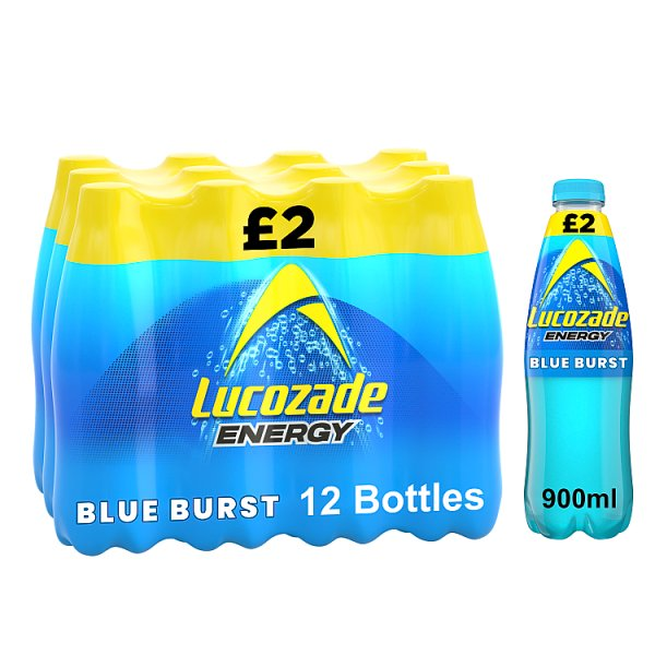 LUCOZADE ENERGY DRINK BLUE BURST 900ML PMP £2