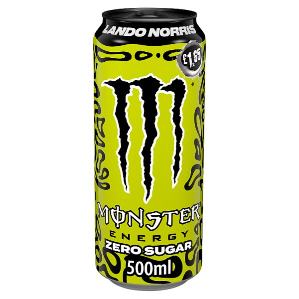 MONSTER ENERGY DRINK LANDO NORRIS ZERO SUGAR 500ML PM £1.65