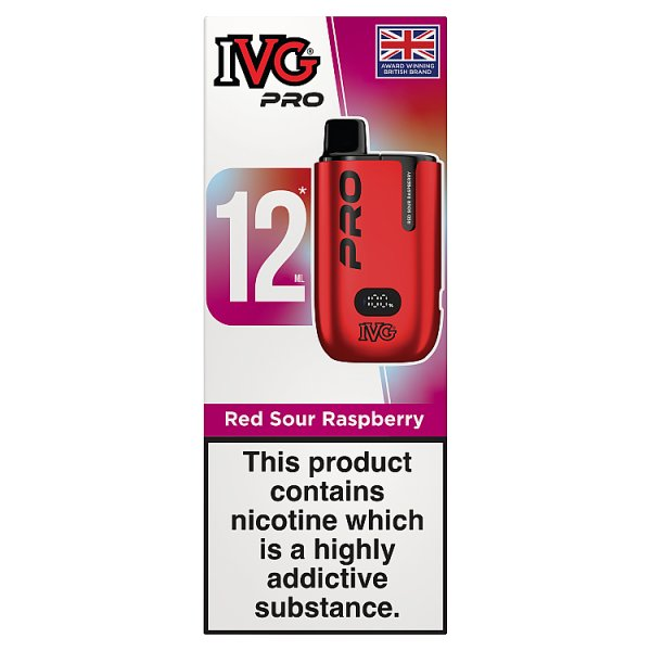IVG PRO RED SOUR RASPBERRY 12ML