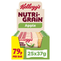 KELLOGG'S NUTRI-GRAIN APPLE SNACK BAR 25 X 37G PMP £0.79