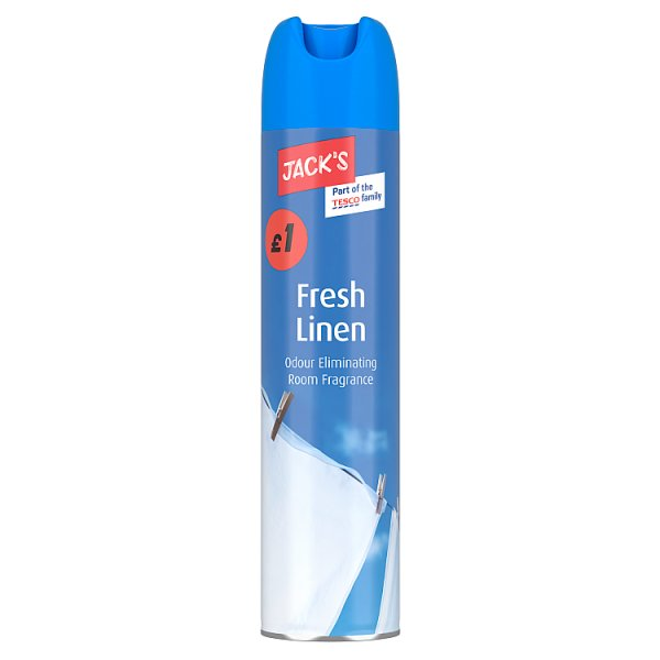 JACK'S FRESH LINEN ODOUR ELIMINATING ROOM FRAGRANCE 240ML