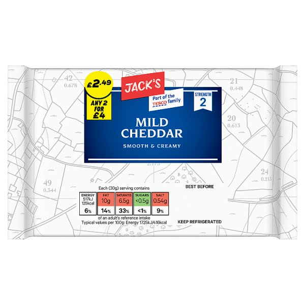 JACK'S MILD CHEDDAR 200G