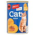 JACK'S CAT ADULT 100% COMPLETE CUTS IN JELLY WITH CHICKEN 415G