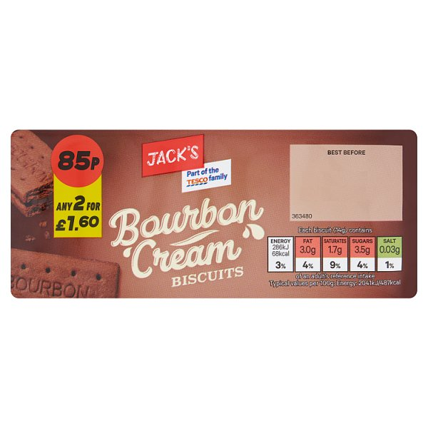 JACKS BOURBON PM85 2/PM160 150G