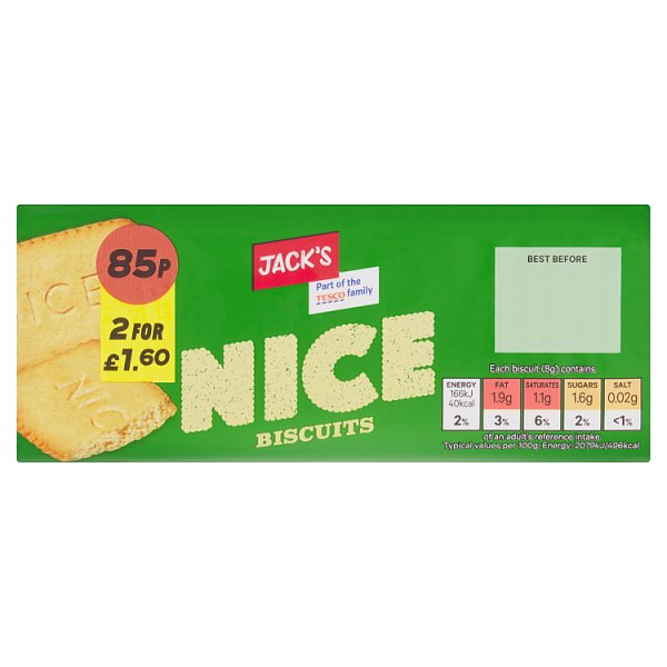 JACK'S NICE BISCUITS 200G