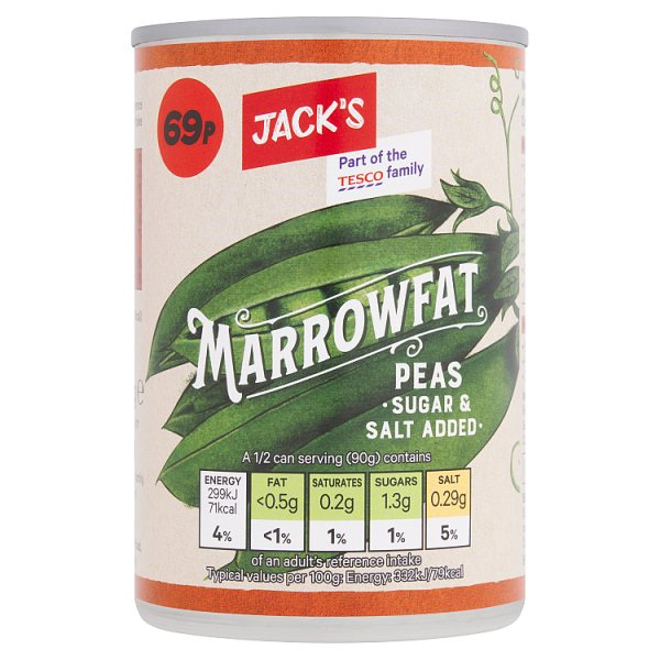JACK'S MARROWFAT PEAS 300G