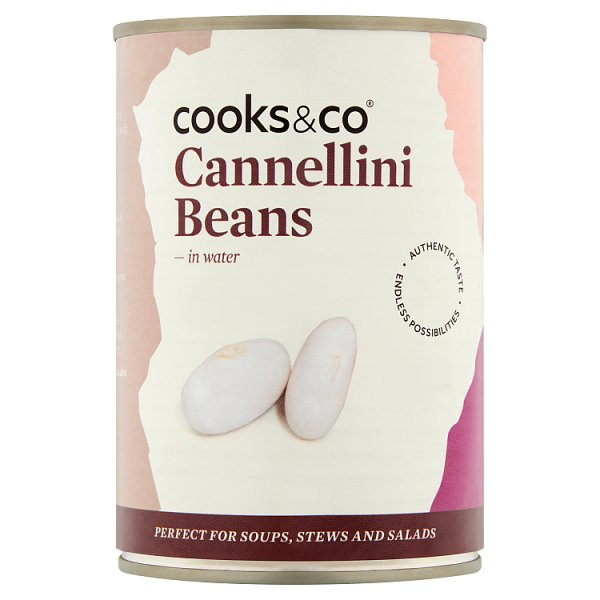 COOKS & CO CANNELLINI BEANS IN WATER 400G
