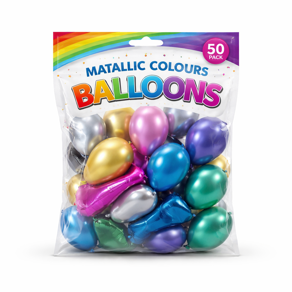 MATALLIC COLOURS BALLOONS