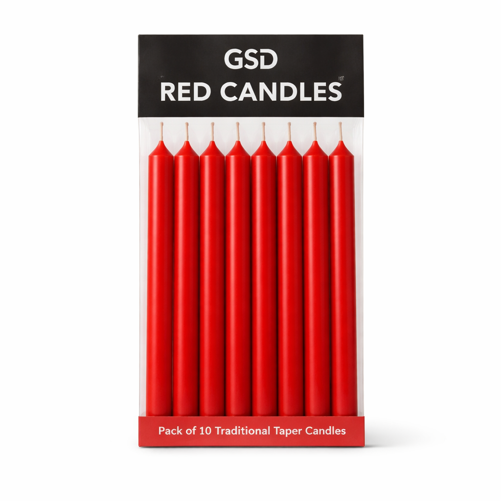 GSD RED CANDLES