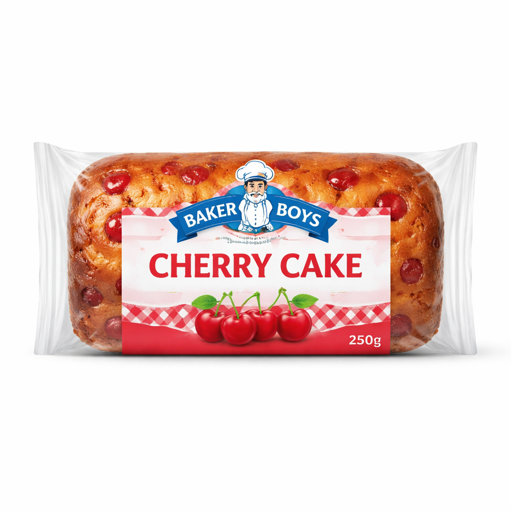 BAKER BOYS CHERRY CAKE