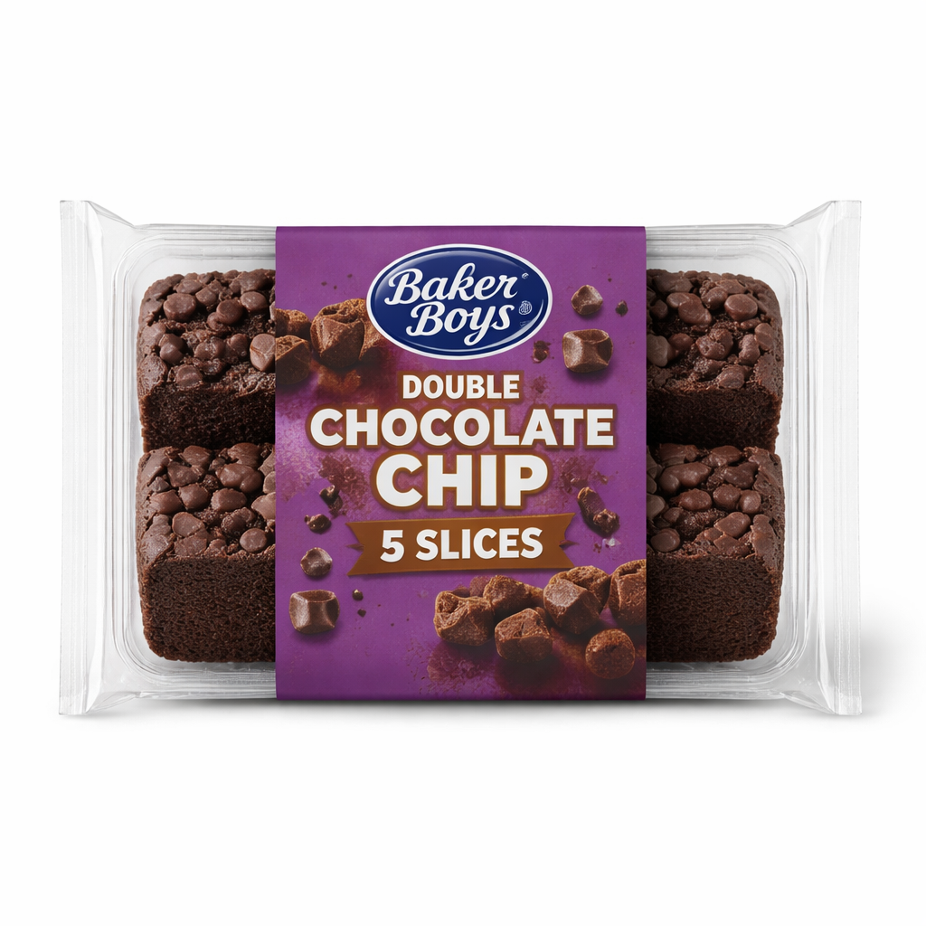 DOUBLE CHOCOLATE CHIP 5 SLICES