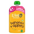 ELLA'S KITCHEN ORGANIC BANANAS AND APPLES BABY FOOD POUCH 4+ MONTHS 120G