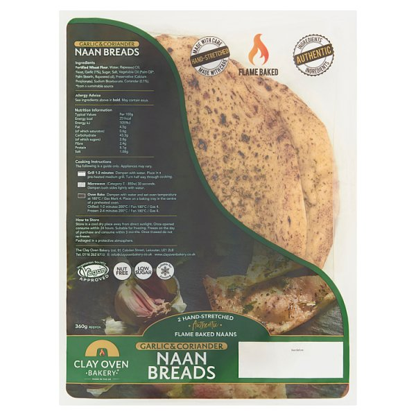 CO GARLIC/CORIANDER GNT NAAN 2PK