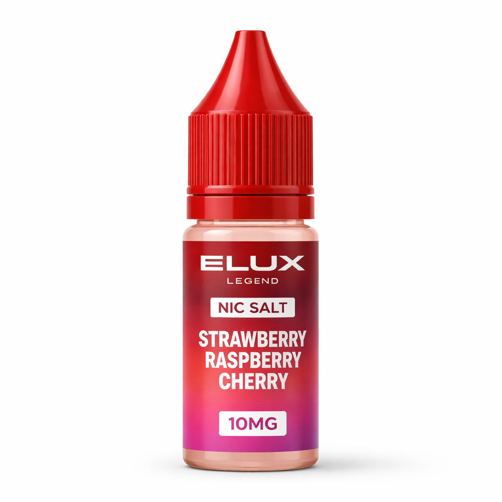 ELUX LEGEND NIC SALT 10MG STRAWBERRY RASPBERRY CHERRY / 10MG
