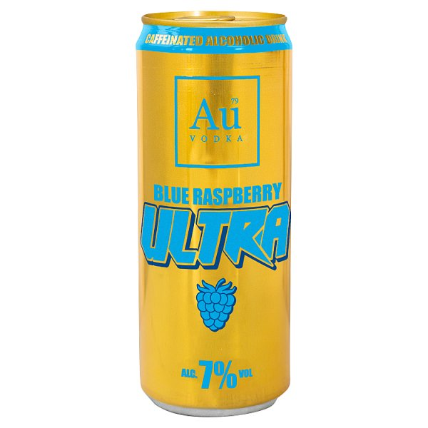 AU VODKA ULTRA BLUE RASPBERRY 500ML