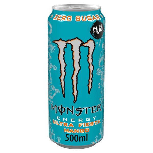 MONSTER ULTRA FIESTA MANGO ENERGY DRINK 500ML PM £1.65