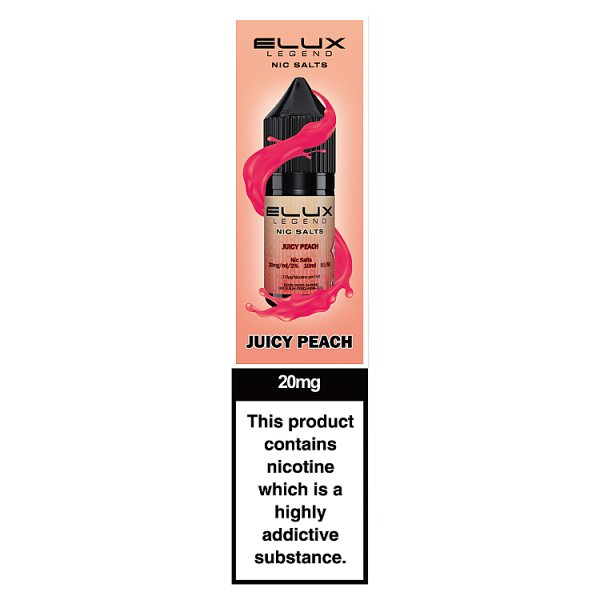 ELUX LEGEND NIC SALTS JUICY PEACH 20MG