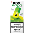 PIXL 8000 LEMON & LIME INDISPOSABLE VAPE 20MG/ML