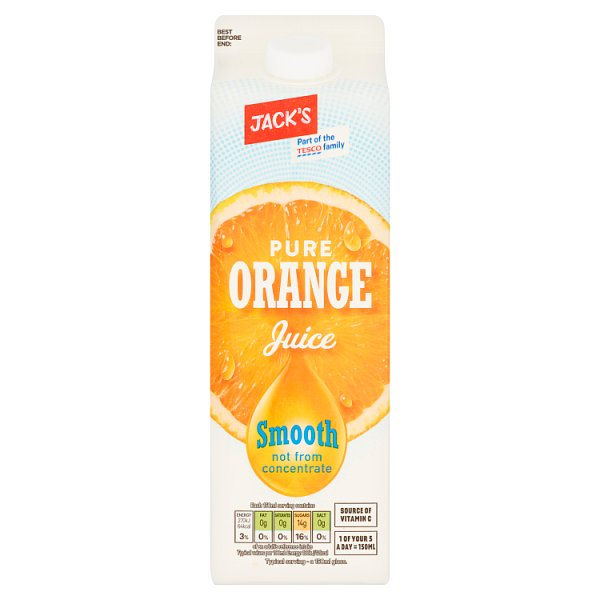 JACKS PURE ORANGE JCE SMTH 1LTR