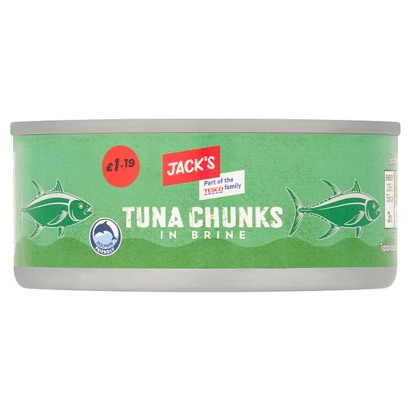 JACK'S TUNA CHUNKS IN BRINE 145G