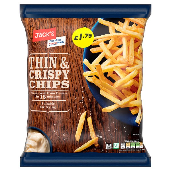 JACK'S THIN & CRISPY CHIPS 750G