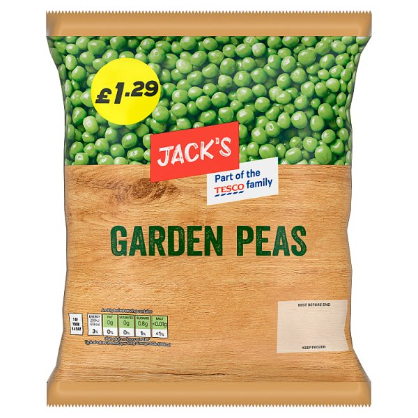 JACK'S GARDEN PEAS 500G